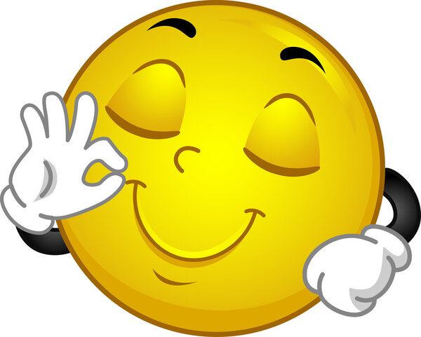 Удовлетворенная улыбка
