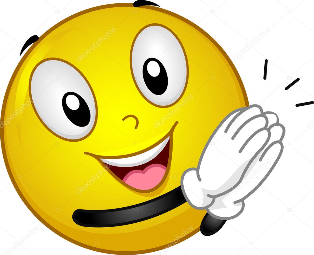 Clapping Smiley Stock Photo by ©lenmdp 11570432