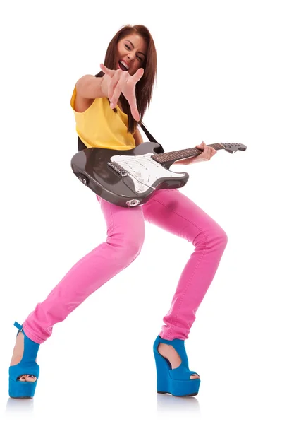 Rock and roll baby! — Stock Photo, Image