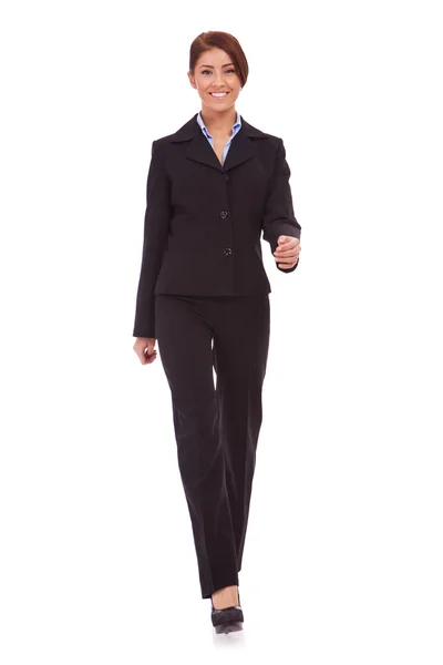 Business woman walking Stock Photo