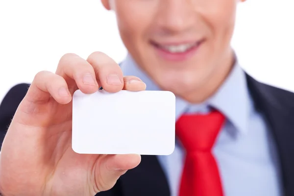 Close-up of business card — Stock Photo, Image