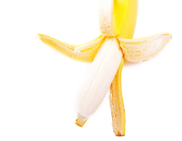 Banana aberta — Fotografia de Stock