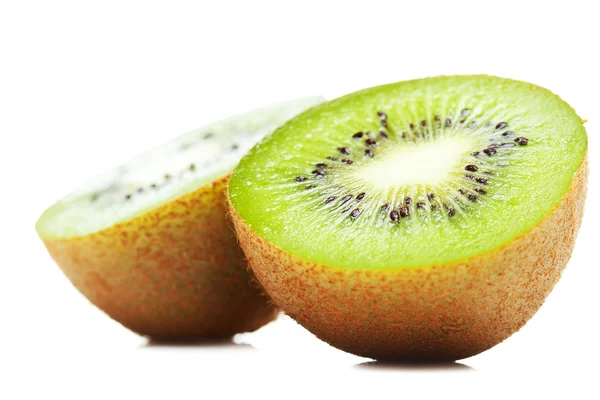 stock image Two halfs of fresh kiwi fruit