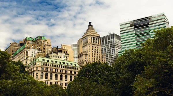 New york city - look från battery park — Stockfoto