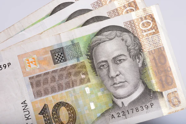 Chorvatské peníze - kuna — Stock fotografie