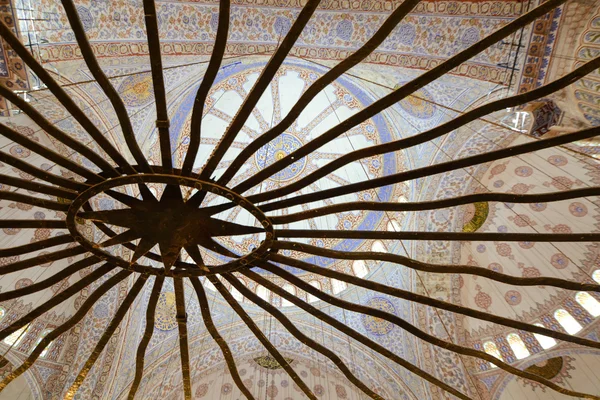 Blue mosque interior — Stock Photo, Image
