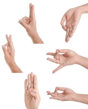 Hand gestures clipart