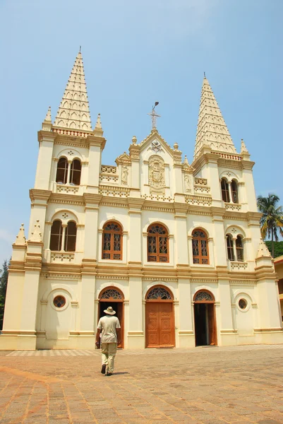 教会在印度科钦 — 图库照片