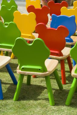 Playschool chairs clipart