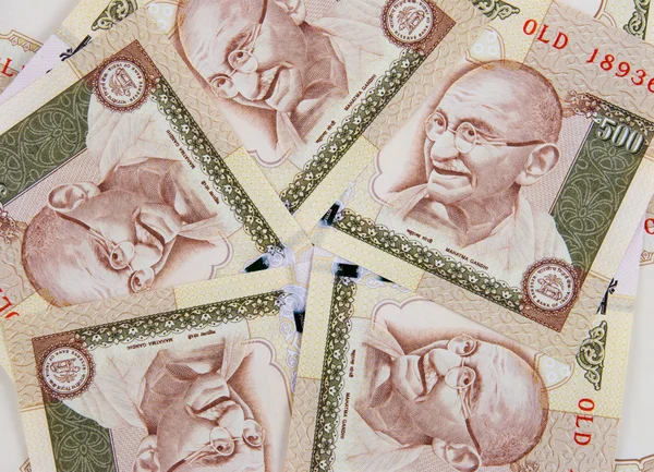Indyjskiej waluty z bliska — Zdjęcie stockowe