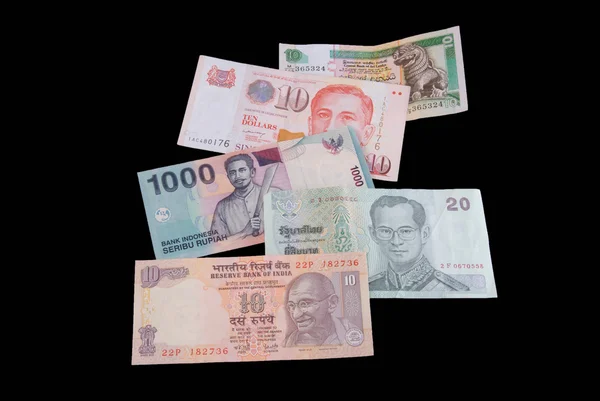亚洲货币 — 图库照片