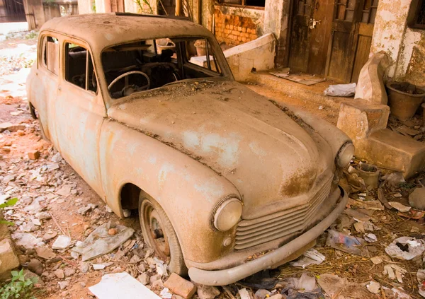 stock image Abandoned car