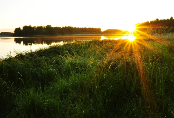 stock image Calm lake reflection