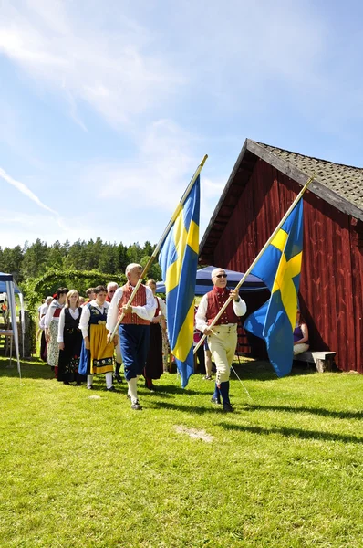 Conjunto folclórico de Suecia — Foto de Stock