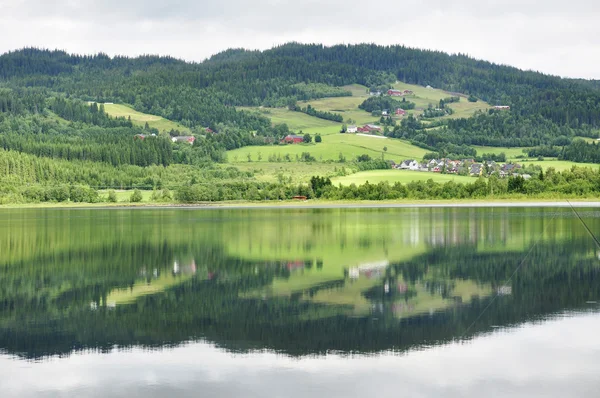 stock image Calm lake reflection