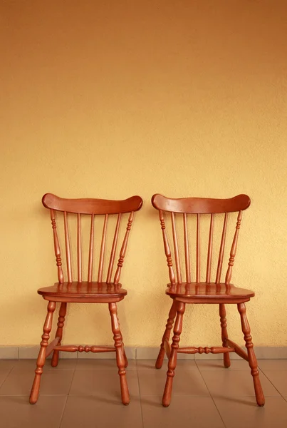 Två stolar — Stockfoto