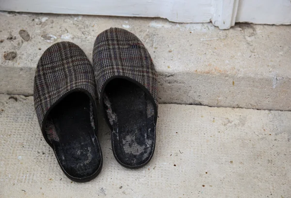 地毯拖鞋 — 图库照片