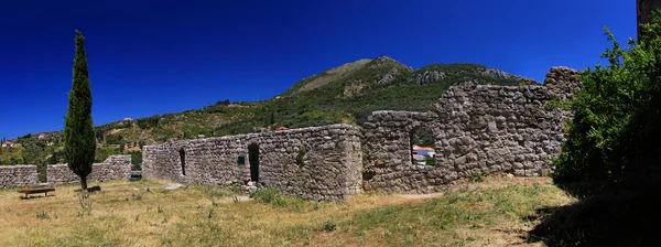 stock image Ancient wall in Stari Bar Montenegro