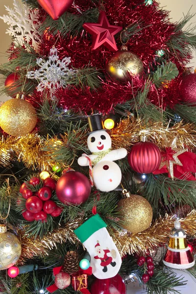 Dettaglio decorazioni natalizie — Foto Stock