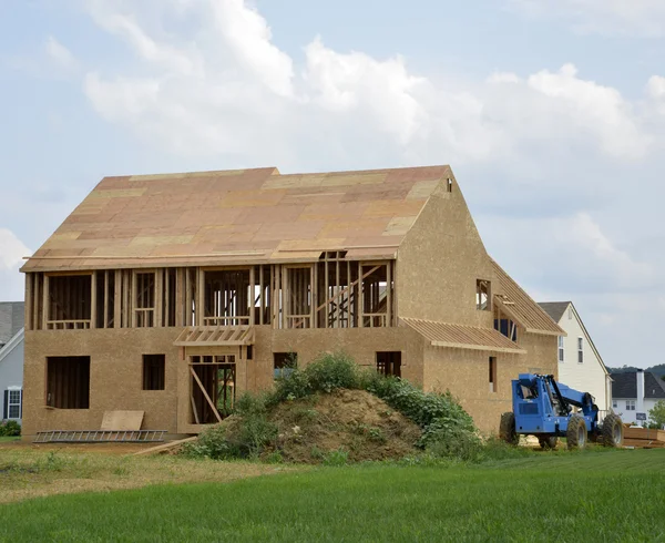 建設中の新しい家 — ストック写真