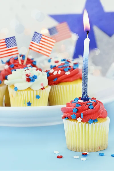 Cupcake patriottici — Foto Stock