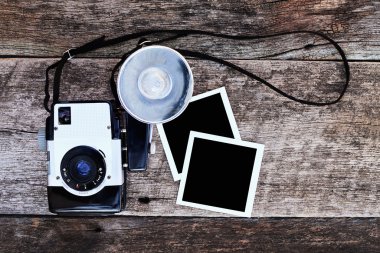 Vintage fotoğraf makinesi ile fotoğraf