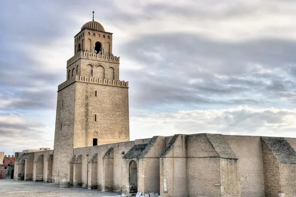 Minaret de la Grande Mosquée à Kairouan — Photo