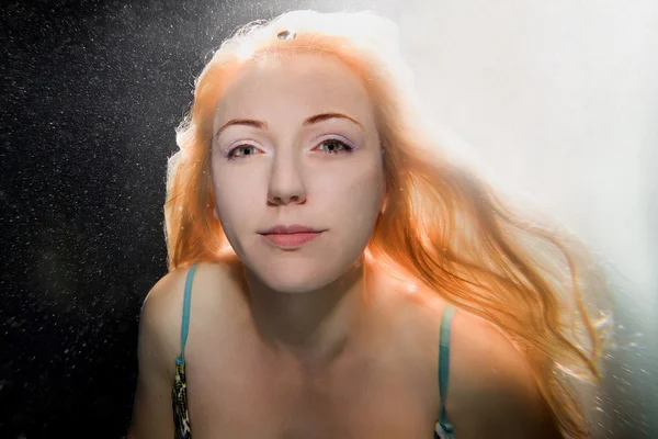 Підводний жінка — стокове фото