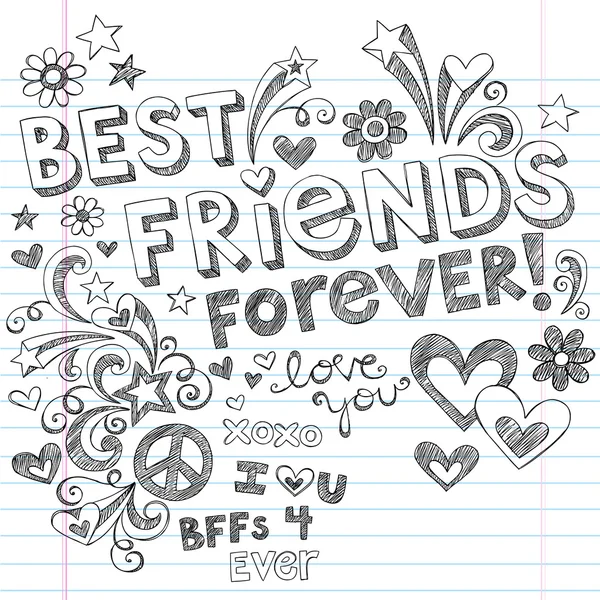 100,000 Best friends Vector Images