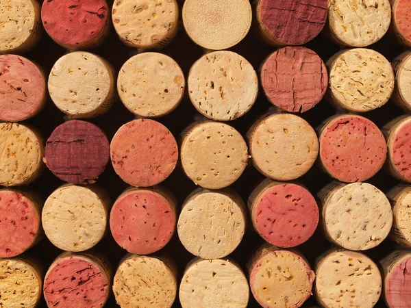 stock image Used Wine Corks Pattern for Background
