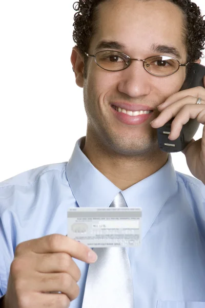 Телефон Бизнесмена — стоковое фото