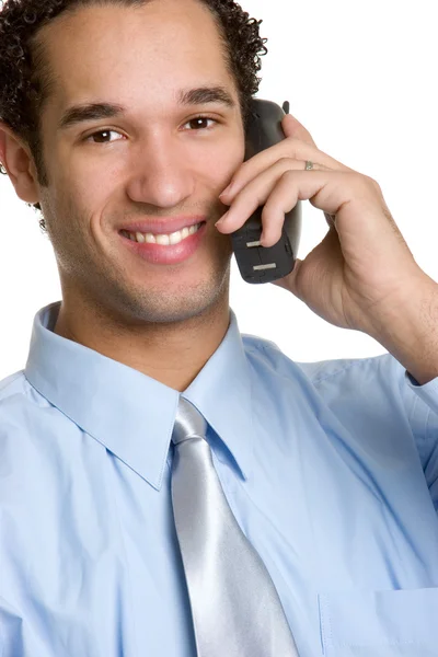 Homem do telefone feliz — Fotografia de Stock