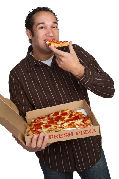 Hombre de pizza — Foto de Stock