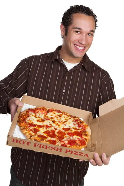 Pizza-Mann — Stockfoto