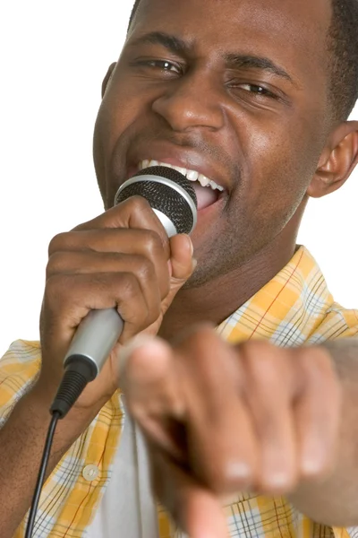 Cantante maschile — Foto Stock