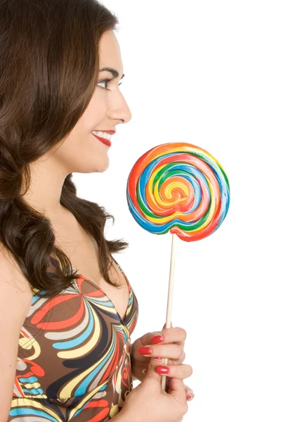Lollipop dziewczyna — Zdjęcie stockowe