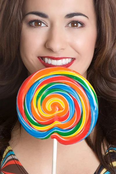 Lollipop girl — Stockfoto