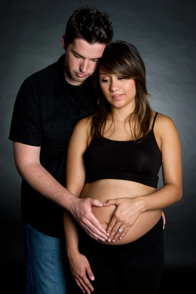 Coppia incinta — Foto Stock