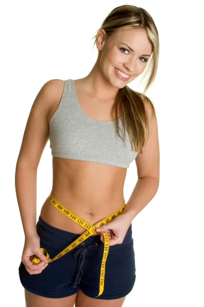 Gewicht verlies meisje — Stockfoto