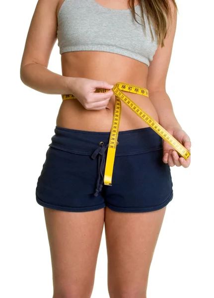 Gewicht verlies meisje — Stockfoto