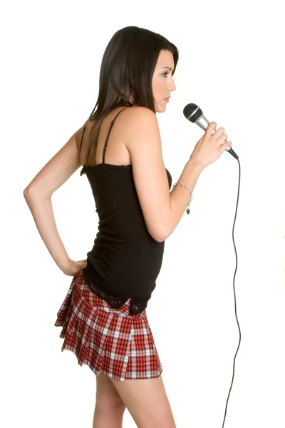 Singendes Mädchen — Stockfoto