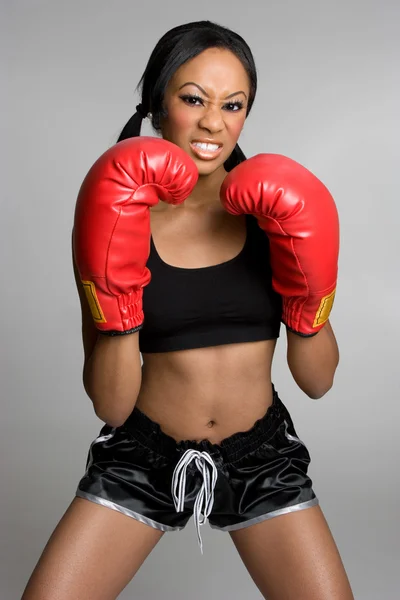 Woman Boxer — Stock Photo, Image