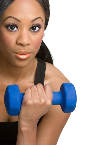 African Woman Exercising — Stock Photo, Image