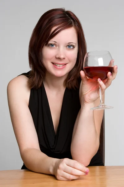 stock image Woman Drinking Wine