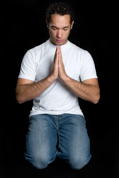 Uomo che prega — Foto Stock