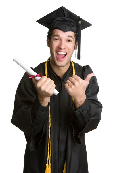 Podekscytowany absolwent — Zdjęcie stockowe