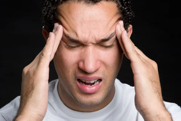 Man With Headache — Stock Photo, Image