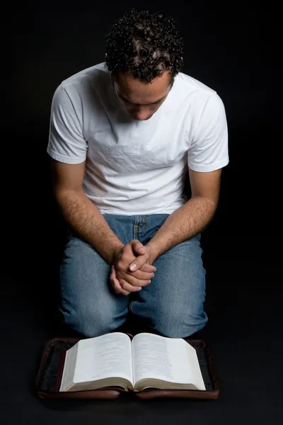 Young Man Praying — Stock Photo, Image