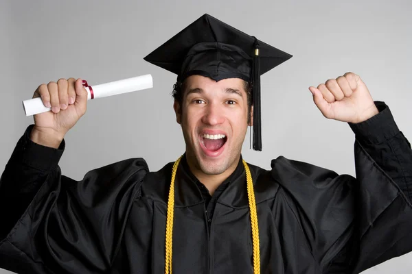 Izgatott diplomás — Stock Fotó
