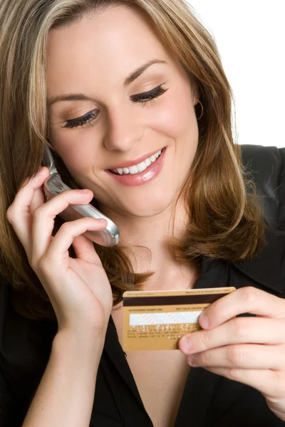 Покупки кредитных карт — стоковое фото
